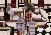 Fernard Leger Woman and still life oil painting on canvas